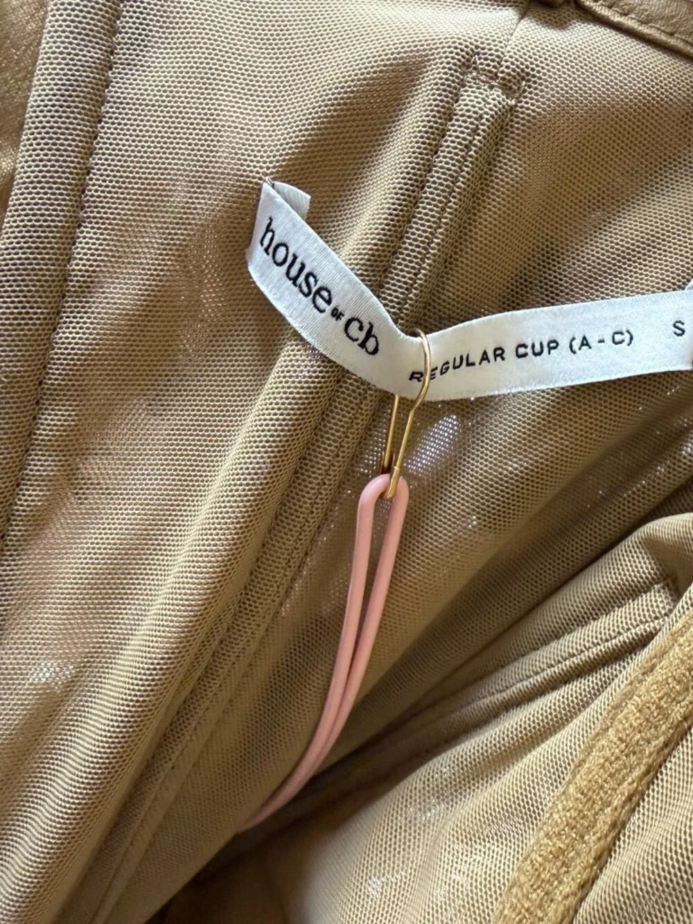 House of CB Naima Dress - Olive Bronze NWT - Picture 5 of 7